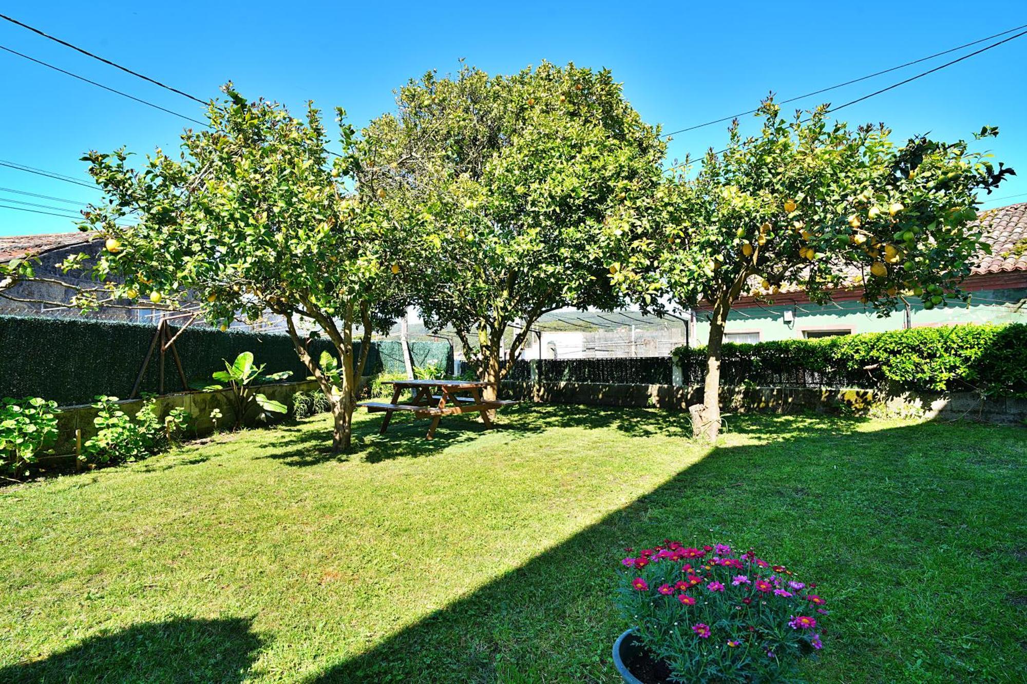 Casa Con Jardin En Vilanova De Arousa Pontevedra Exterior foto